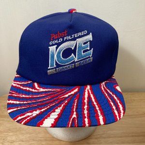 PABST BLUE RIBBON HAT PBR Milwaukee Beer K-Products USA Vintage Golf
